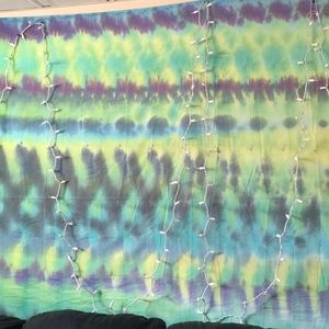 Tie dye tapestry